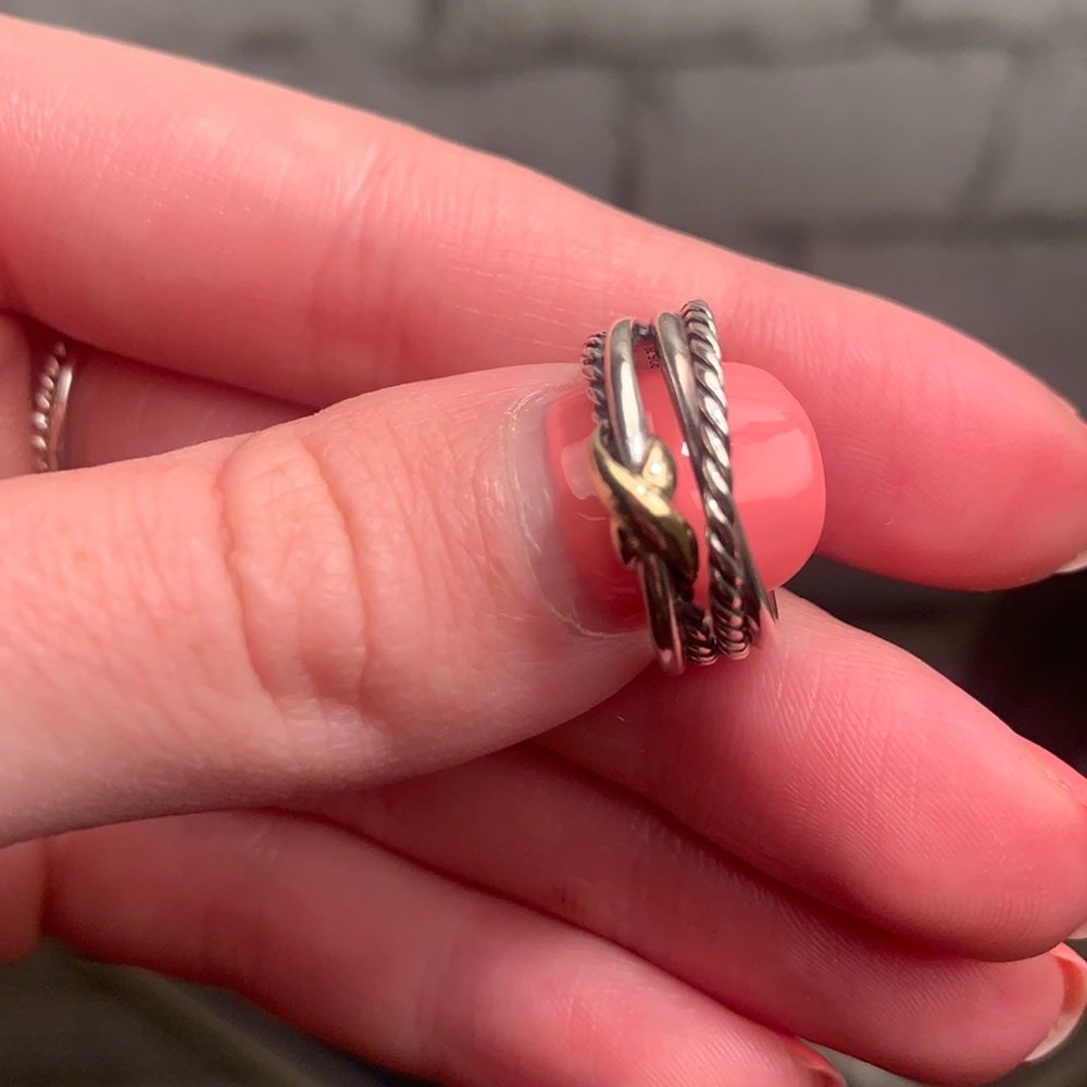David Yurman crossover ring